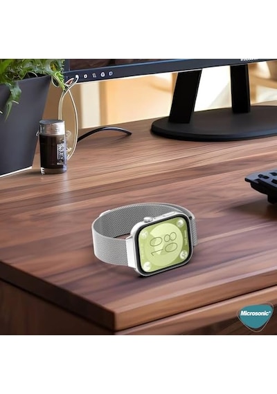 Huawei Watch Fit 5 İçin Kordon Milanese Loop Gümüş Watch Fit 5 İle Uyumlu Kordon - Gümüş
