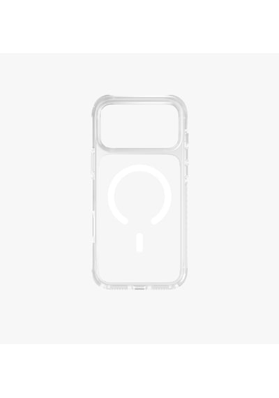 Apple Uyumlu iPhone 17 Pro Max Kılıf Combat Serisi Üç Katmanlı Shocksorb Magsafe Özellik Magclick Koruyucu Kapak Şeffaf