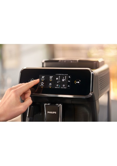 Philips 2200 Serisi Tam Otomatik Espresso Makinesi, Dokunmatik Ekran, Klasik Süt Köpürtücü, 2 İçecek