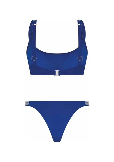 Bonesta Elinnor Love Taş Baskılı Lacivert Atlet Bikini Takımı