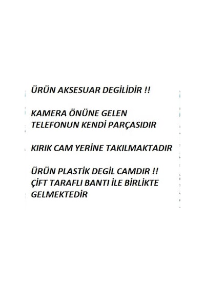 Xiaomi Redmi 9C Arka Kamera Camı Lens Yapışkanlı (525543454)