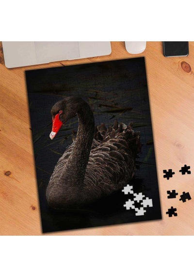 Kırmızı Gagalı Ördek 240 Parça Puzzle Yapboz-122983