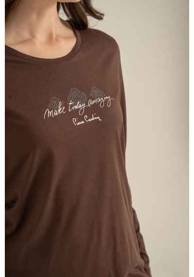 Pierre Cardin Kadın Make Today Amazing Kahverengi Uzun Kol Pijama Takım Pc9274-s-v1 Pc9274-s-v1 Pierre Cardin Kadın Make Today Amazing Kahverengi Uzun Kol Pijama Takım Pc9274-s-v1 Pc9274-s-v1