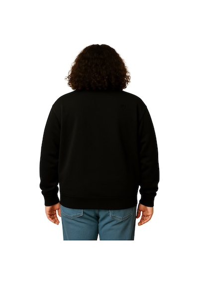 Erkek Büyük Beden 122-158 Kilo Arası İçin Uygun Pamuklu Geniş Kalıp Dik Yaka Fermuarlı Sweat Mont Siyah Erkek Büyük Beden 122-158 Kilo Arası İçin Uygun Pamuklu Geniş Kalıp Dik Yaka Fermuarlı Sweat Mont Siyah