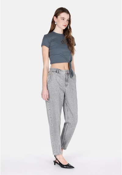 Colin's Colins Slim Fit Kadın Antrasit Kısa Kol Tişört Cl1073539 Cl1073539 Q1.v2 Ant Antrasit Colin's Colins Slim Fit Kadın Antrasit Kısa Kol Tişört Cl1073539 Cl1073539 Q1.v2 Ant Antrasit