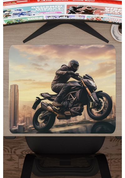 Motorsiklet Kaymaz Dikişli Kauçuk Oyuncu Mousepad V1 - 48x40 Xl Gaming Mouse Pad Fare Altlığı