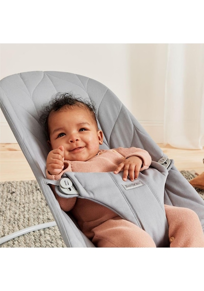 Babybjörn Blıss Ana Kucağı Petal Woven Cotton Grey 7317680062246