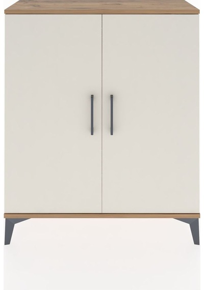 Arges Şifonyer Tek Raflı 2 Kapaklı 88x30x106 Çam-aytaşı Çam