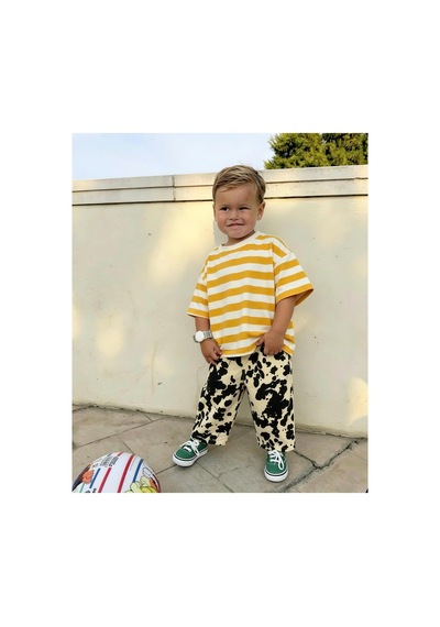 Poala Kids Kamuflaj Balloon Jeans Çok Renkli