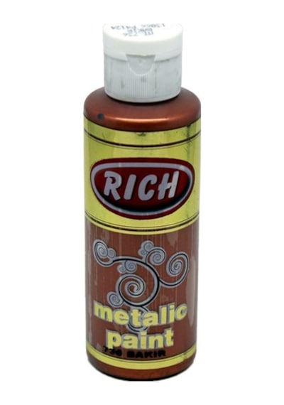 Rich Akrilik Boya Metalik 120 Cc Bakır 120-0738