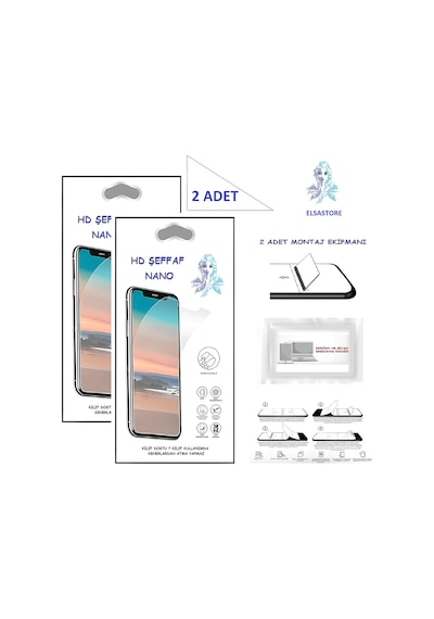 One Plus 3t Nano Ekran Koruyucu 2 Adet Ultra İnce Esnek Hd Şeffaf
