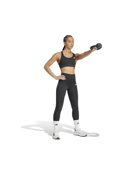 Adidas Prime Lift Impact Rib Medium Support Kadın Siyah Sporcu Sütyeni