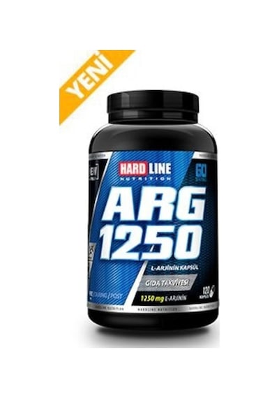 Hardline Arg 1250 Arginine Arjinin 120 Kapsül
