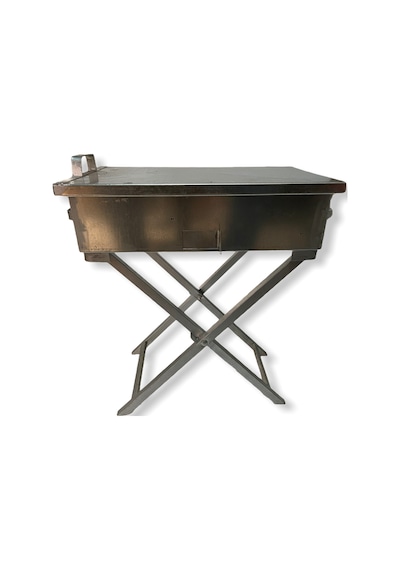 Demir Mangal Katlanır Ayaklı 45 Cm Inox