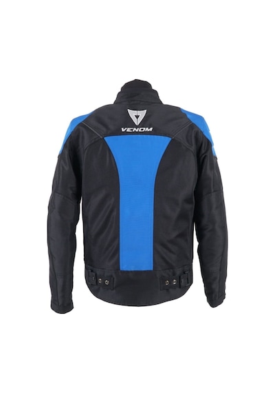 Venom Dynamic Pro Dört Mevsim Korumalı Motosiklet Montu Mavi Siyah