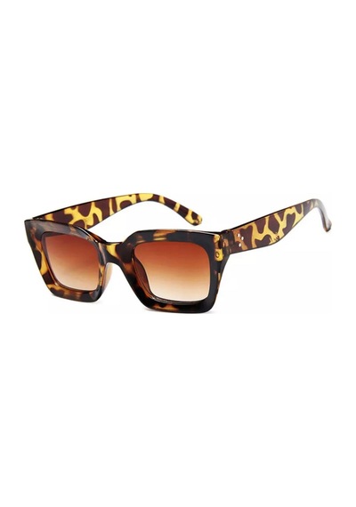 Lensify Kare Güneş Gözlüğü Leopar 28517580