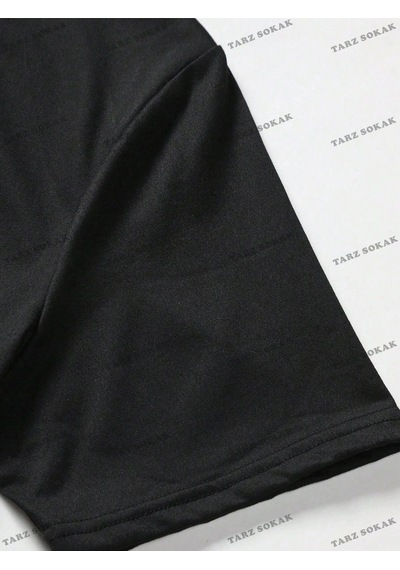 Tarzsokak Alt/üst T-shirt Ve Şort Takımı Kod Alt158 Siyah