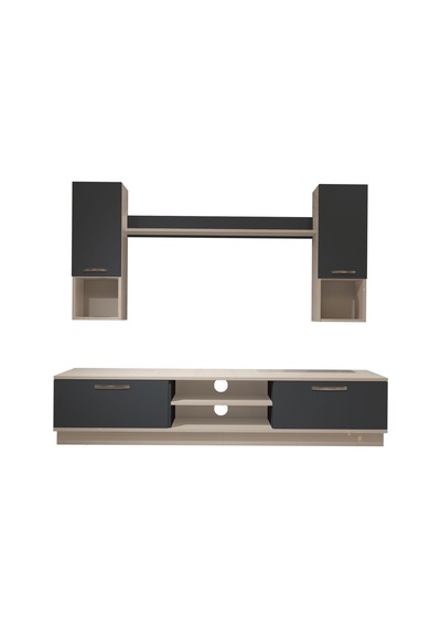 Decoraktiv Eko 5dab Mdf Dvd Tv Ünitesi Tv Sehpası Beyaz - Antrasit