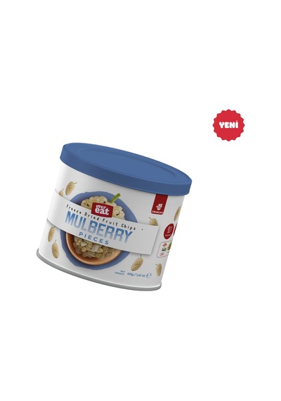 Evereat Dondurularak Kurutulmuş Dut Taneleri - Atıştırmalık, Freeze Dry Yöntemiyle Üretilmiş 35 G