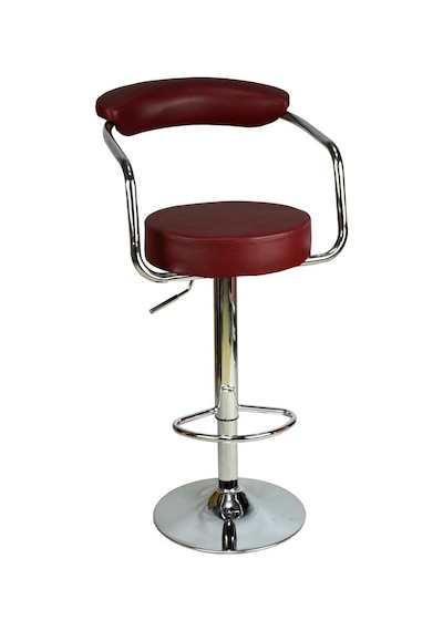 Bürocci Monica Bar Sandalyesi-Bordo-9510Q0102 Çok Renkli