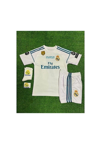 R.e.a.l M.a.d.r.i.d 2018 Kiev Cristiano Ronaldo Çocuk Forması 4'l Çok Renkli