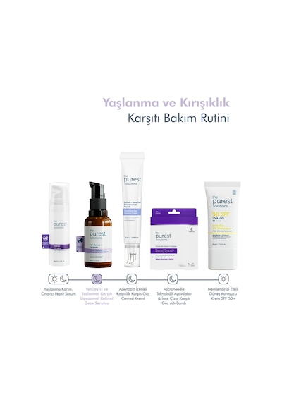 The Purest Solutions Yenileyici ve Yaşlanma Karşıtı Lipozomal Retinol Gece Serumu 20+ 30 ML