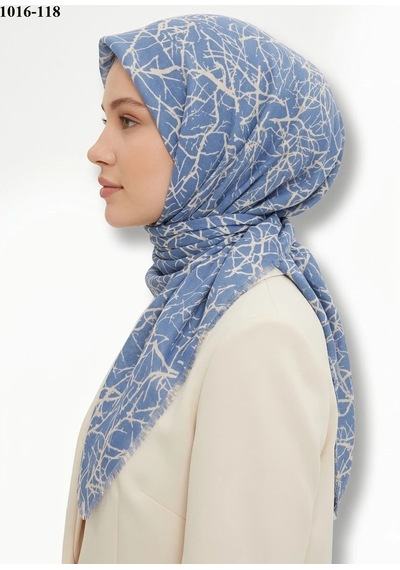 Dolce Life Dolce Cool Desenli Dimi Pamuk Eşarp 1016-118 Çok Renkli