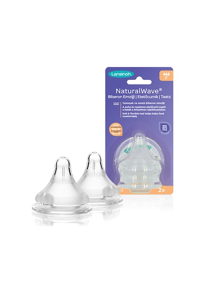 Lansinoh Natural Wave Biberon Emziği Hızlı Akışlı