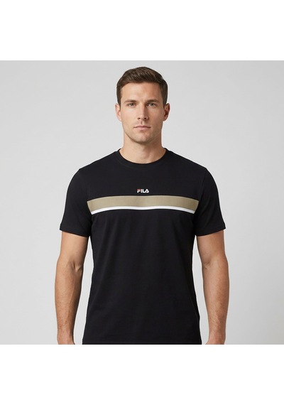 Siyah Fila Erkek Günlük T-shirt Sagano Fam1211.80010