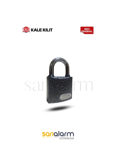 Kale Gri Asma Kilit 38mm Orta-büyük Boy