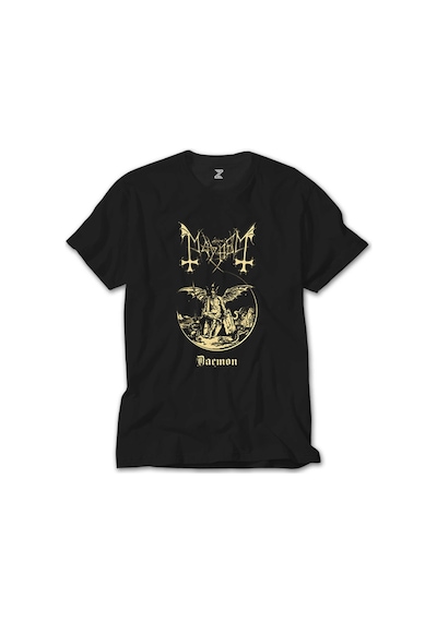 Mayhem Daemon King Siyah Tişört Siyah
