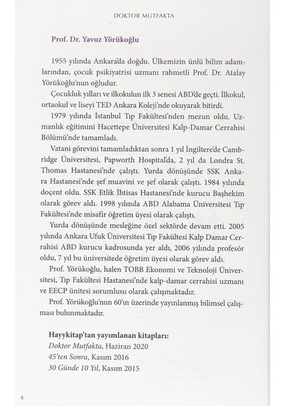 Doktor Mutfakta: Beslenmenin Felsefesi Ve Sağlıklı Yemek Tarifleri Kapak Değişebilir Sku: Smgstk95a3aea0a5