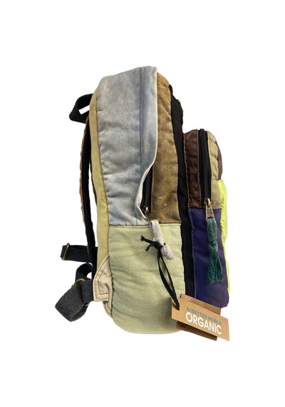 Old Cotton Cargo Kaliteli Vintage Salaş Disayn Günlük Gezi Spor Sırt Çantası Matanza Bag 30x42cm Siyah