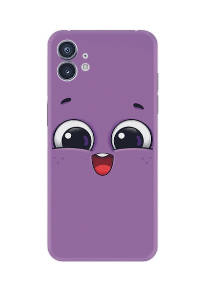 Nothing Phone 1 Kılıf Silikon Desen Özel Seri Purple Sweety 1717