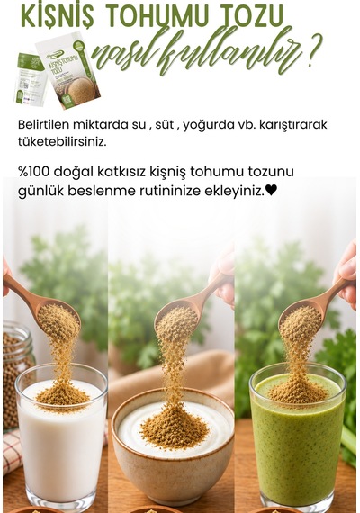 Kişniş Tohumu Tozu 100 Gr İnce Öğütülmüş Kişniş, Aromatik Baharat, Yemek Ve Soslar İçin