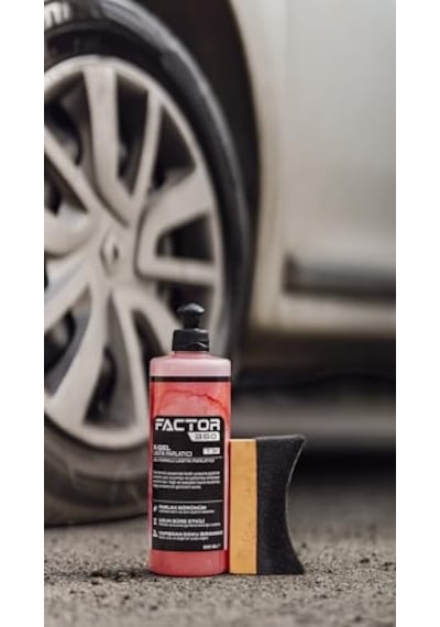 Ayrex Factor 360 X Gel Jel Lastik Parlatıcı Otomobil Teker Cilası Jel Kıvamlı Lastik Parlatıcı Uzun Süre Kalıc