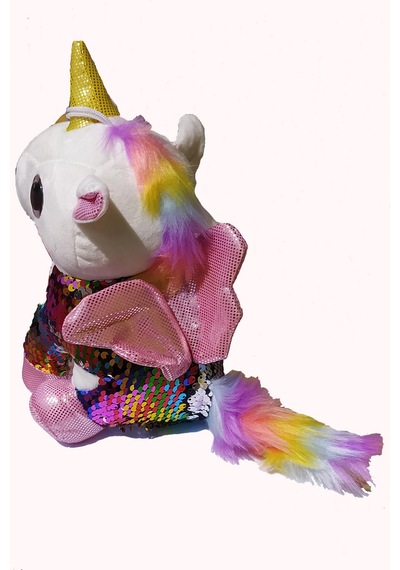 Renkli Tek Boynuzlu Unicorn Peluş At
