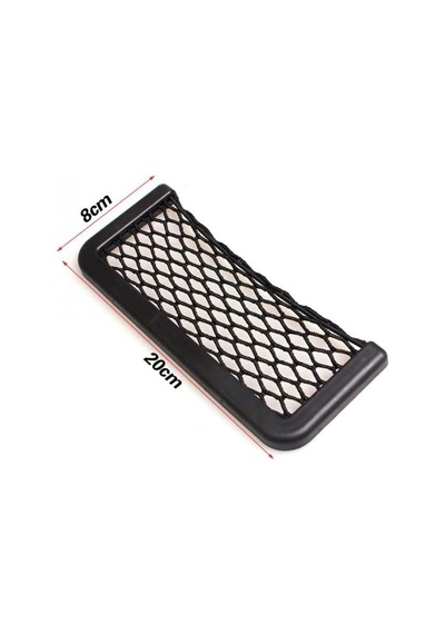 Araba İçin File Ceplik Araç İçi File Çep Organizer Siyah 20x8cm