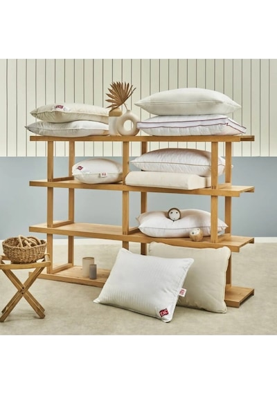 Comfort Silikonlu Boncuk Elyaf Yastık 50x70 Cm Beyaz 1 Adet Beyaz