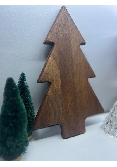 Hbs Art Design Çam Ağacı Modelli Kesme Tahtası 30x19 Cm %100 Kayı