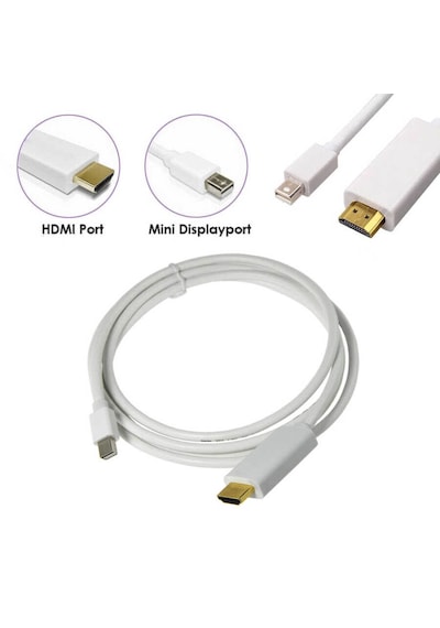 1.8m 4k 60hz Mini Displayport Thunderbolt To Hdmi Kablo