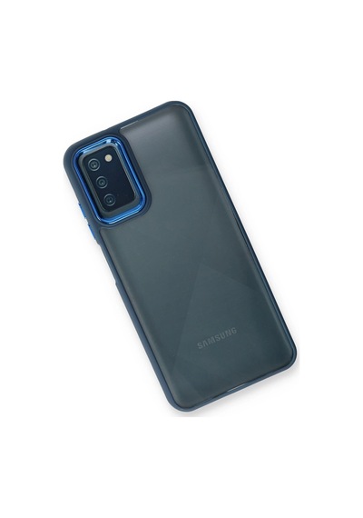 Gld-spt- Newface Samsung Uyumlu Galaxy A03s Kılıf Dora Kapak - Mavi