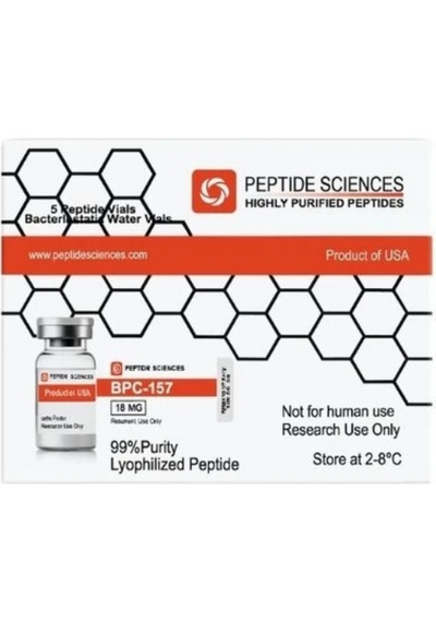Peptide Sciences Bpc-157 99% Purity Lyophilized Peptide 18 Mg