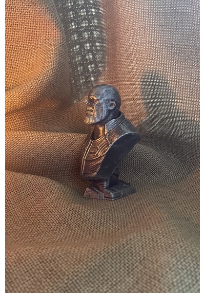 Kazanova Design Thanos Büst Figür 10 Cm Marvel Avengers Masaüstü Dekoratif Hediyelik