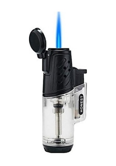 Honest Torch Jet Tipi Outdoor Jet Pürmüz Çakmak Siyah