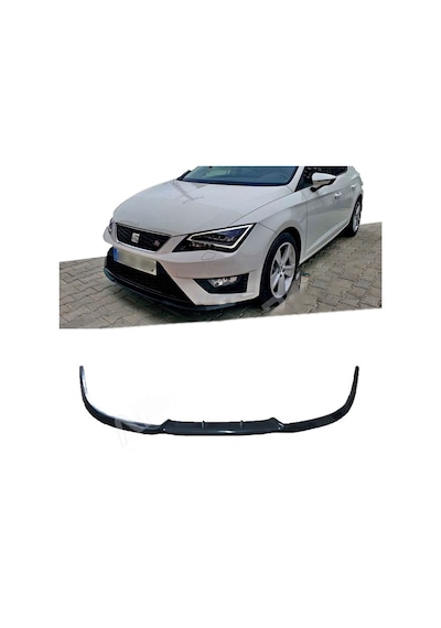 SEAT LEON MK3 UYUMLU CUPRA ÖN LİP MAT SİYAH (3 PARÇA)