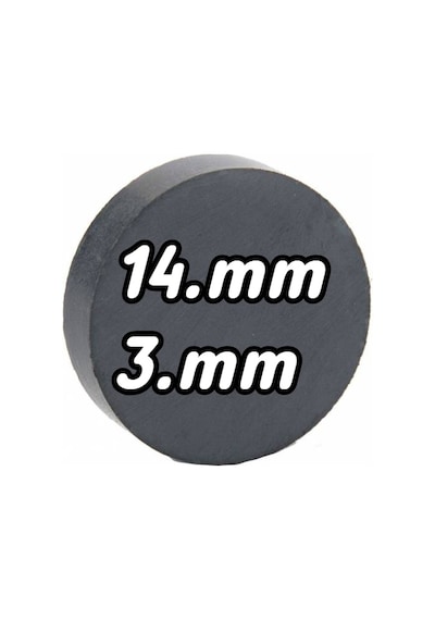 100 Adet Yuvarlak Mıknatıs Çok Amaçlı Süsleme Mıknatıs 1.4 CM 3 MM
