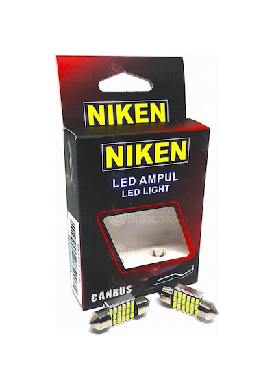 Niken Led Sofit Ampul Set 12V 18 Led’Li 31Mm – Beyaz Işık