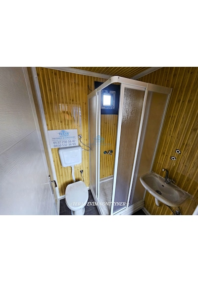 Tiny House Plakalı Ruhsatlı O2 Belgeli Ahşap Desen Fugalı Betopan Kaplama 18m2 Fabrikadan