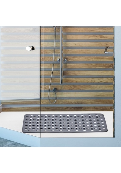 Reis Home Bubble Banyo & Duş Kaydırmazı Duş Paspası Gri